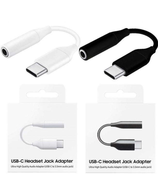 کابل تبدیل USB-C به جک ۳.۵ میلی متری هدست سفید سامسونگ