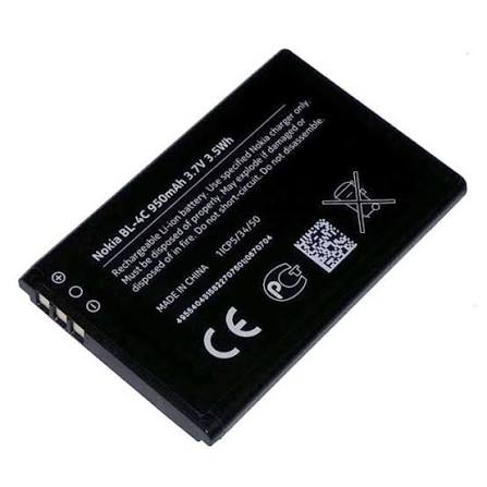 باتری نوکیا Nokia BL-4C ظرفیت 950 میلی آمپر ساعت
